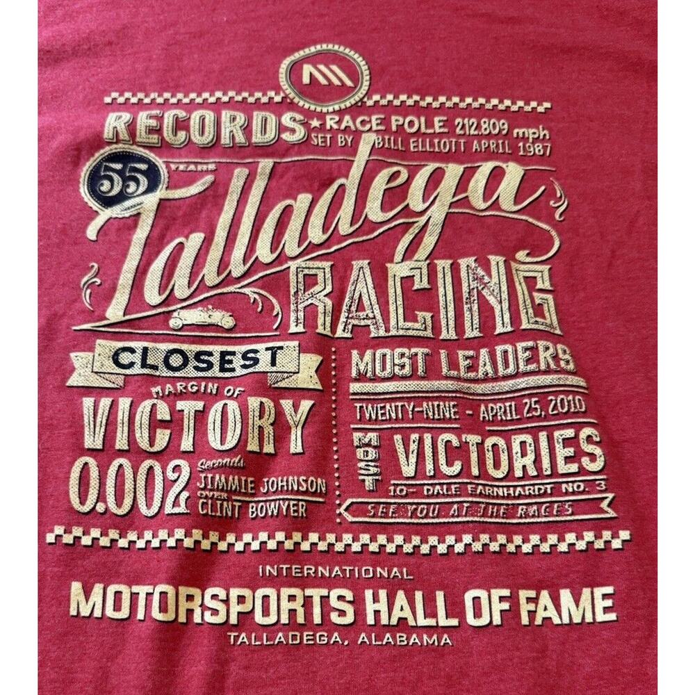 International Motorsports Hall Of Fame Talladega Speedway Racing L Shirt‎ READ